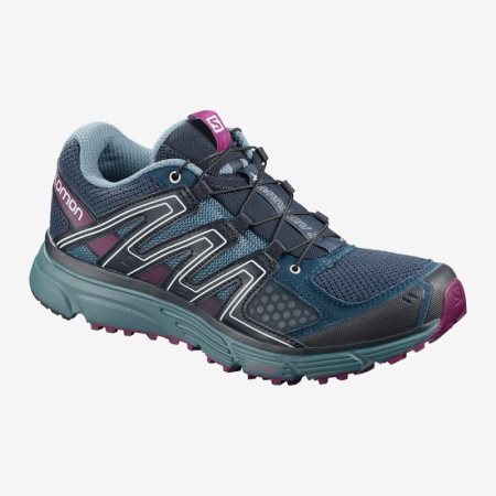 Salomon X-MISSION 3 W Womens Running Shoes Navy UK HWTM